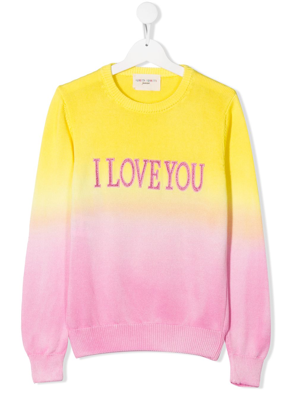 фото Alberta ferretti kids i love you jumper