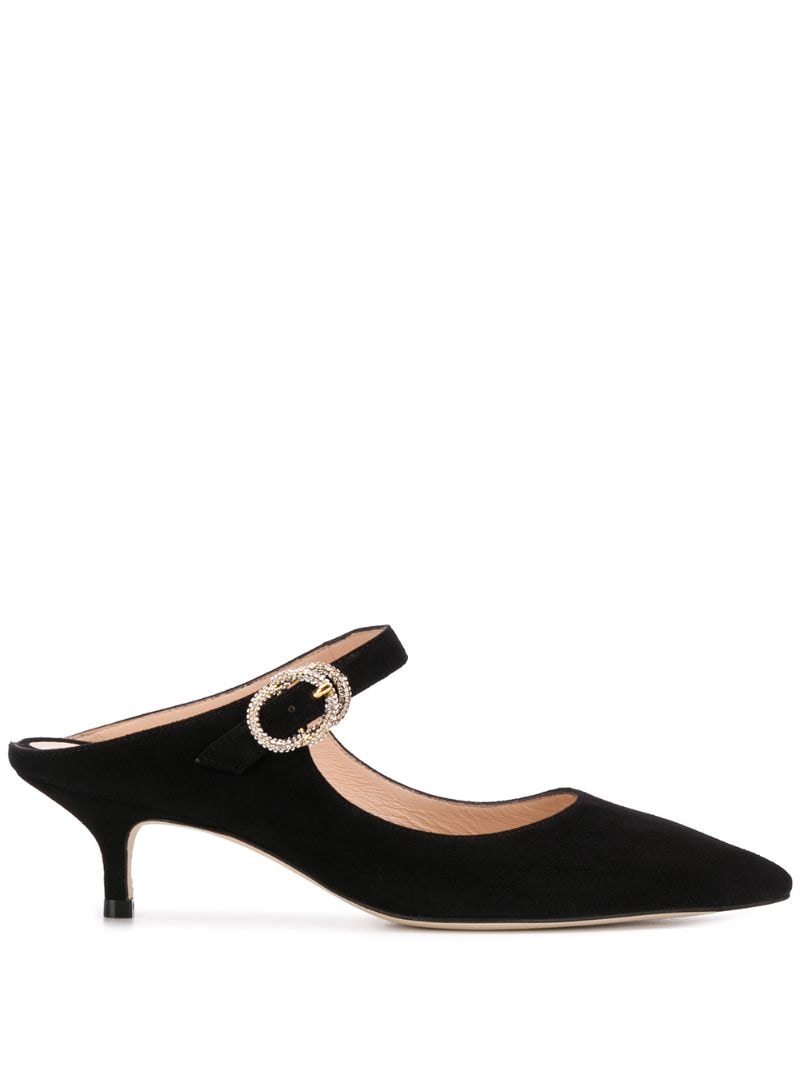 Stuart Weitzman Elisabetta Pointed Pumps In Black