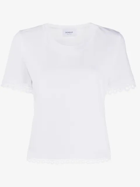 DONDUP t-shirt à logo brodé