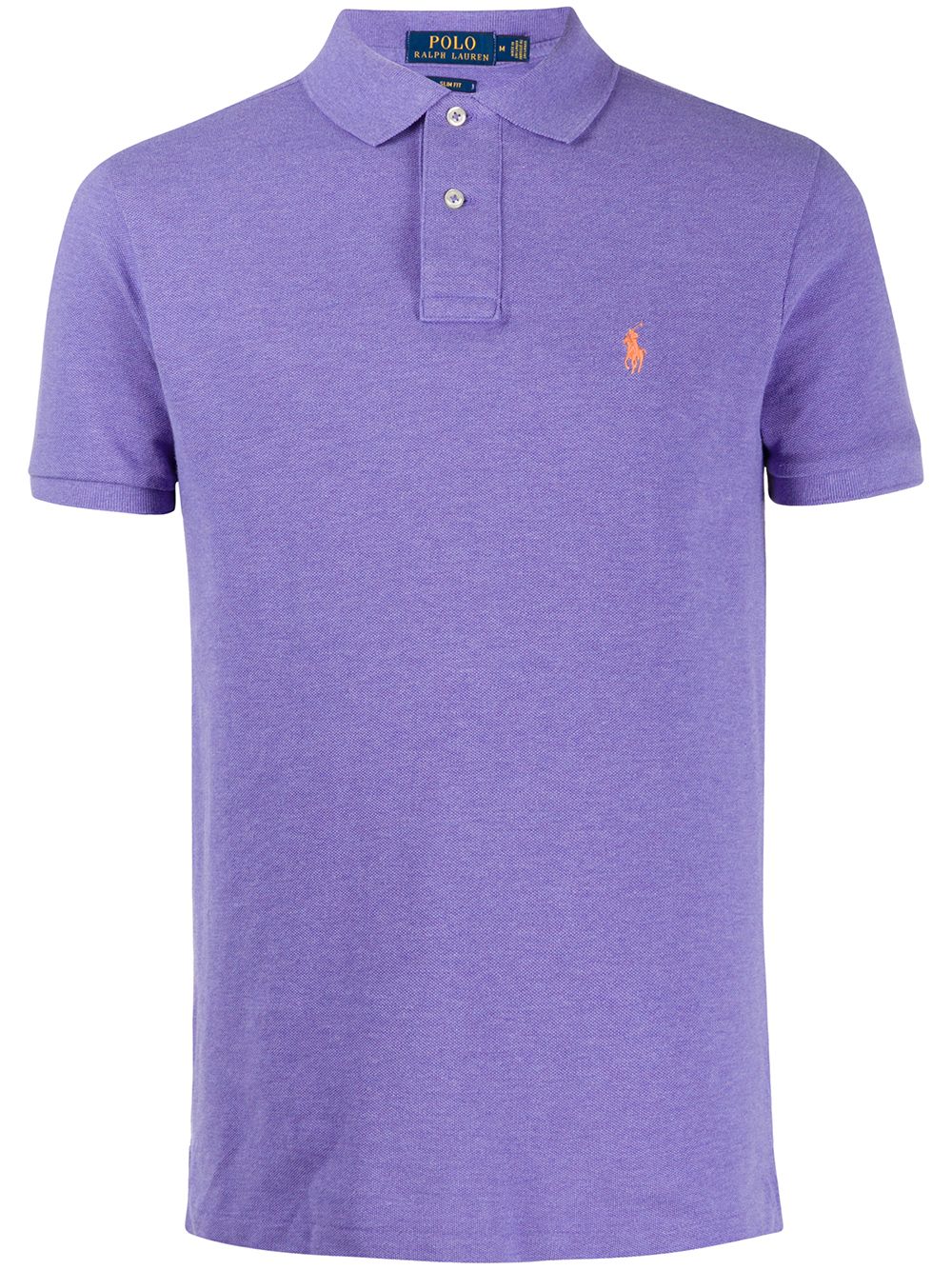 Polo Ralph Lauren Embroidered Logo Polo Shirt In Purple