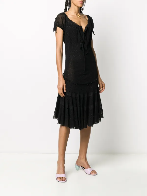 ワンピース JEAN PAUL GAULTIER Woman Dress Black 2534FRO392T587 000203 Jean Paul Gaultier - Jean Paul Gaultier | The Black Strapped