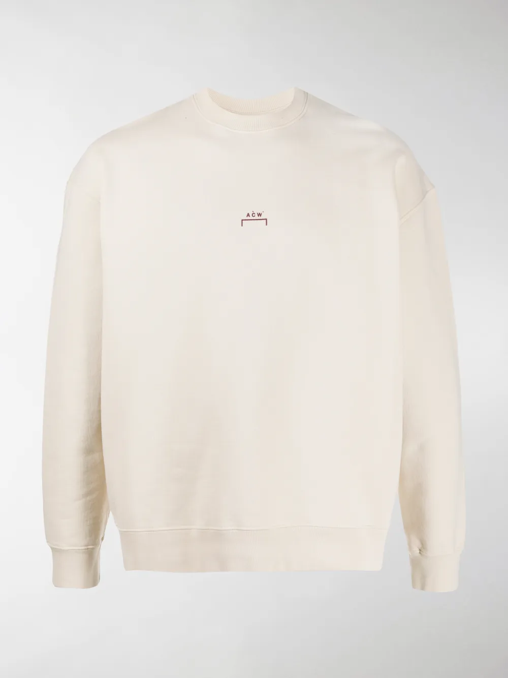 A-cold-wall* A Cold Wall Logo Print Sweatshirt In Neutrals