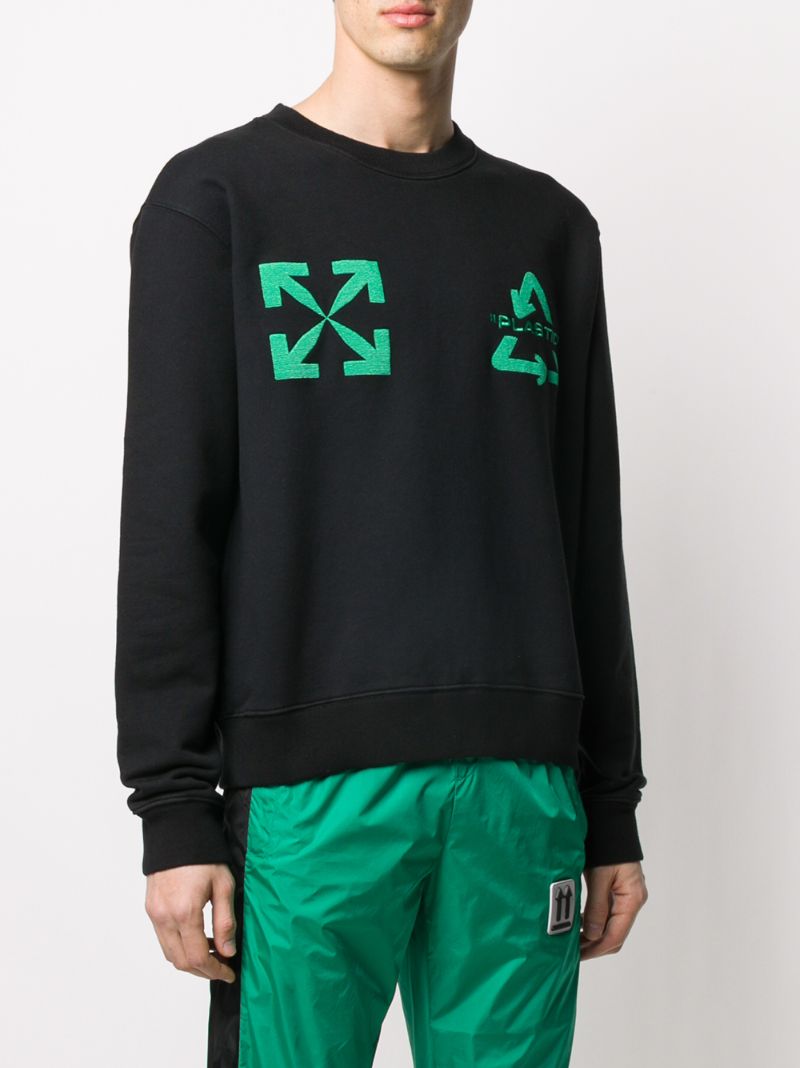 Shop Off-white Universal Key Sweatshirt In Black