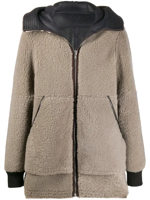 Rick Owens معطف واسع بوجهين