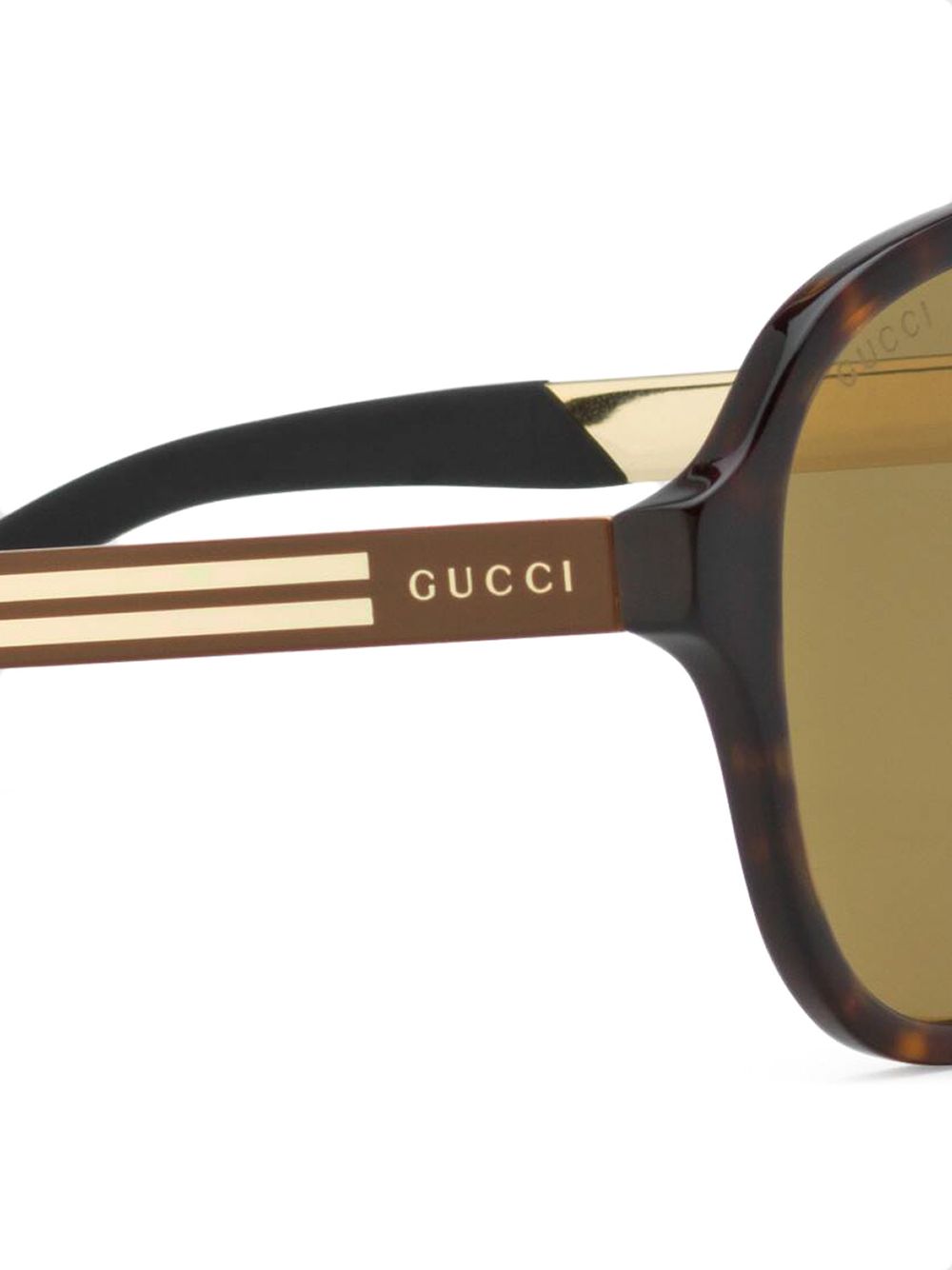 фото Gucci eyewear солнцезащитные очки-авиаторы