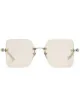 Image 1 of Gucci Eyewear frameless square sunglasses