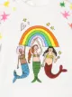 Stella McCartney Kids قميص حورية بحر بطبعة