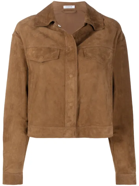 P.A.R.O.S.H. textured fringed effect jacket
