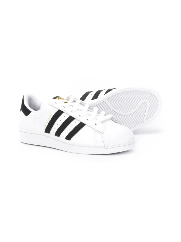 hoe bevind zich Ijzig Adidas Kids Superstar low-top Sneakers - Farfetch