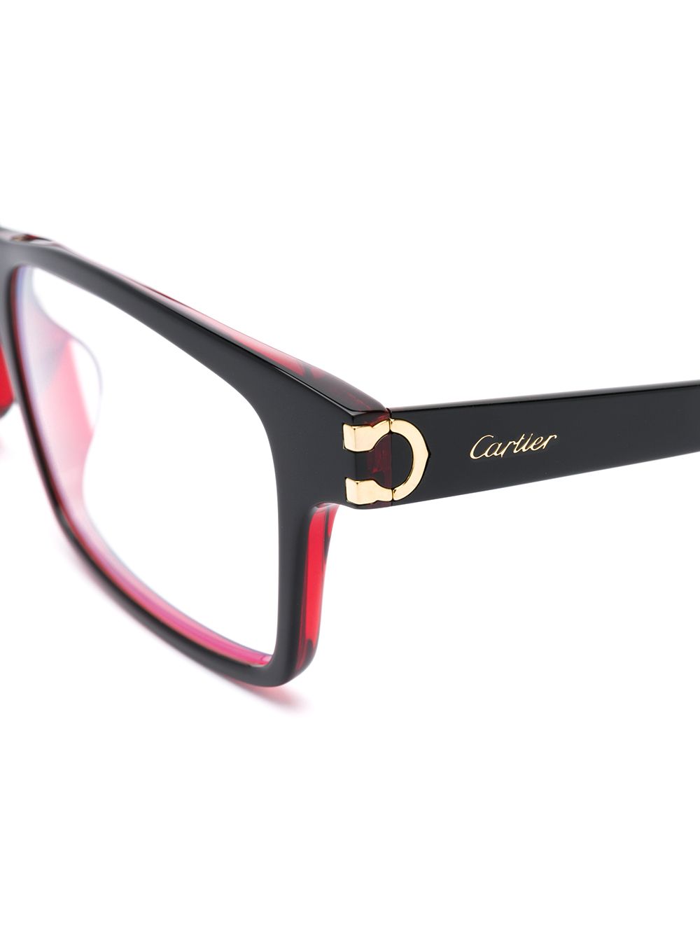 фото Cartier logo embossed glasses