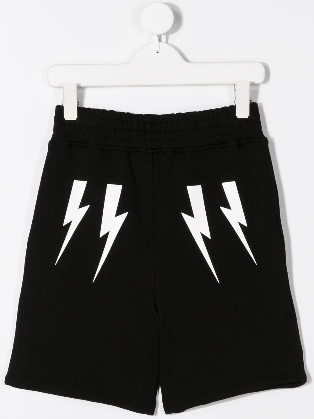 фото Neil barrett kids lightning print shorts