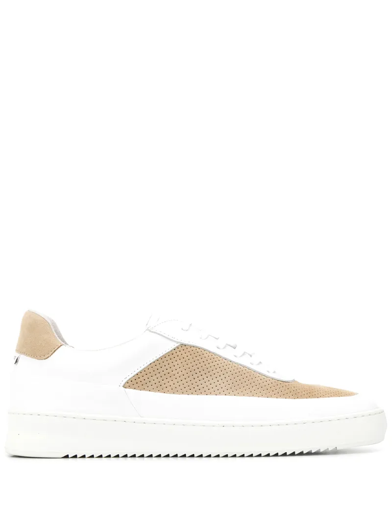 Filling Pieces – suede mesh low top trainers – men – Leather/Rubber – 40, 41, 42, 43, 44, 45 – White