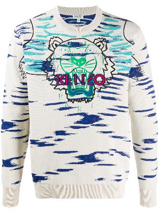 kenzo intarsia sweater