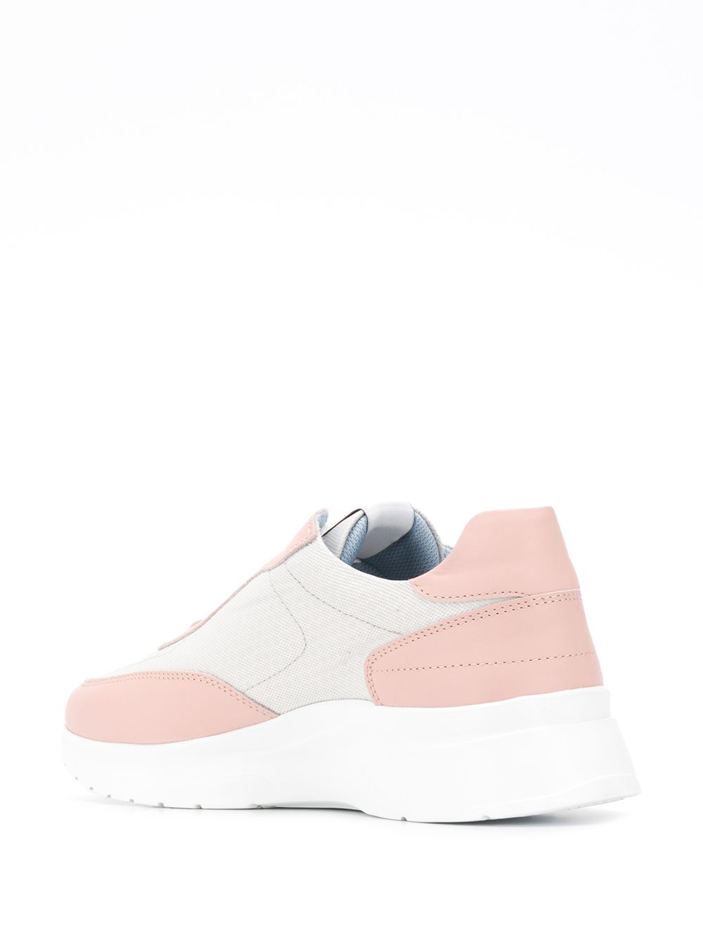 фото Filling pieces panelled colour block platform trainers