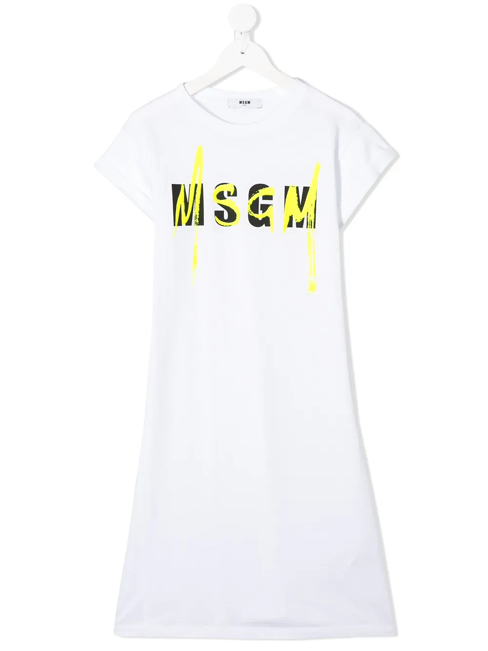 Msgm Kids платье-футболка с логотипом Msgm Kids платье-футболка с логотипом