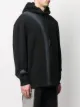 A-COLD-WALL* Kapuzenpullover mit geripptem Einsatz