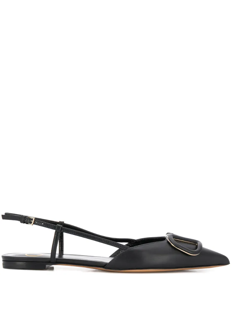 black pumps flats