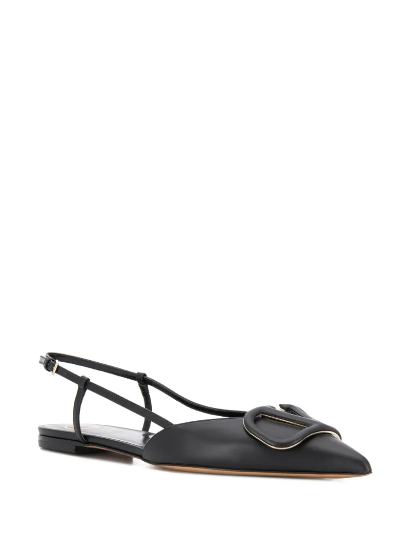 VALENTINO Valentino Garavani VLOGO slingback ballet flats