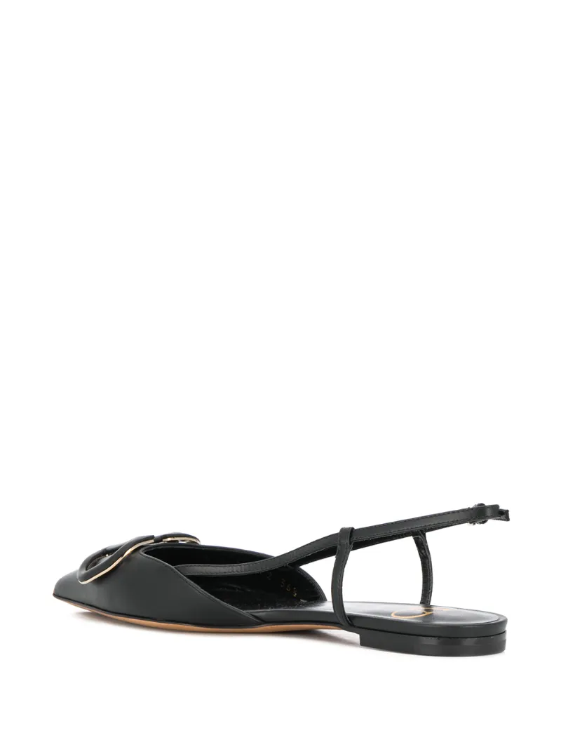 VALENTINO Valentino Garavani VLOGO slingback ballet flats