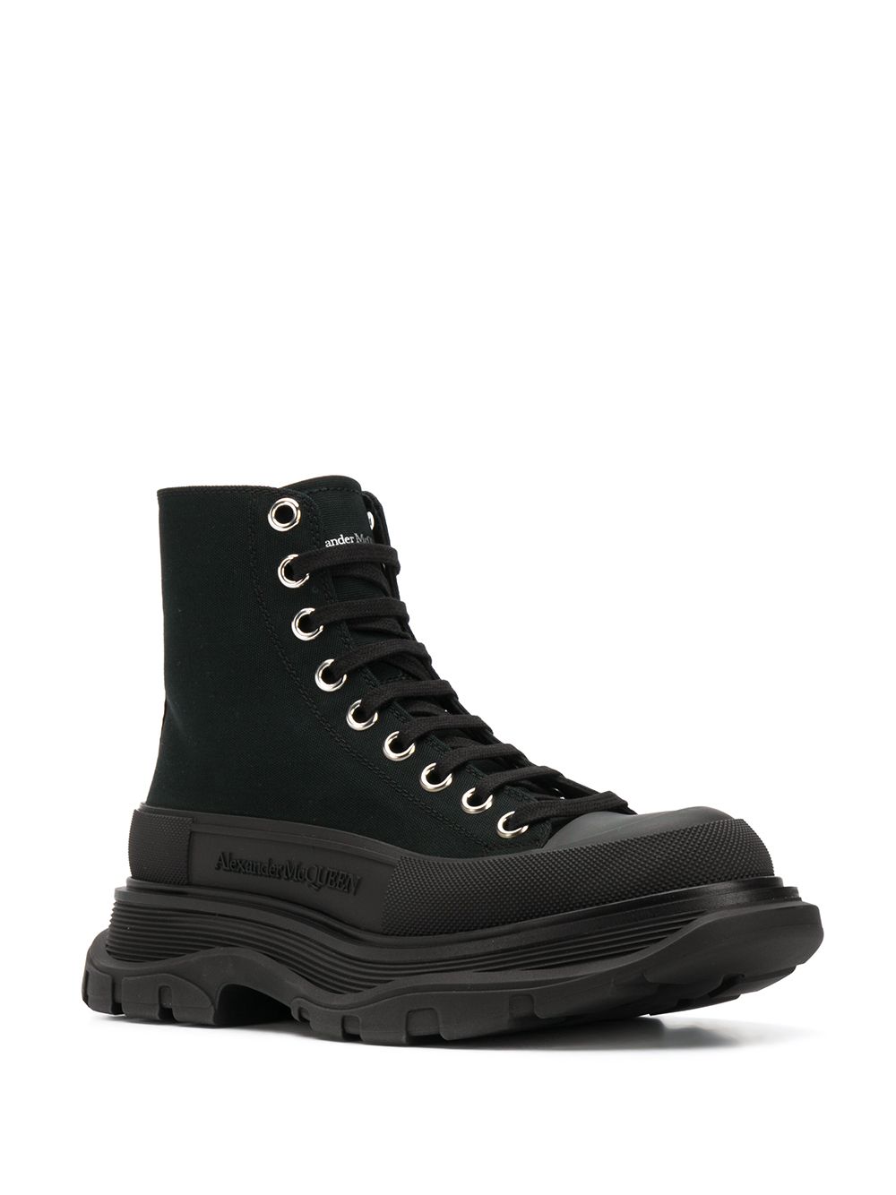 фото Alexander mcqueen высокие кроссовки tread slick