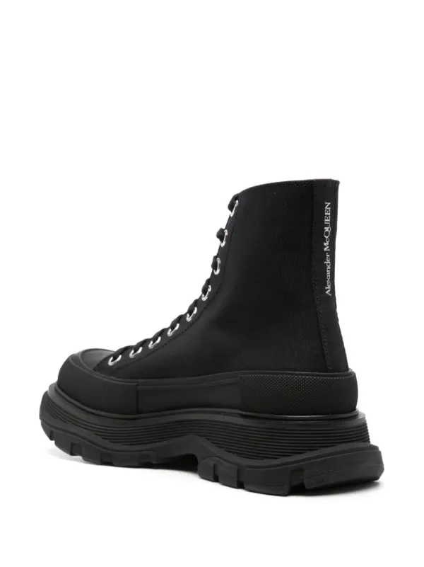 ブーツ Alexander McQueen Tread Slick Ankle Boots Alexander McQueen Tread Slick Ankle Boots | Black | FARFETCH