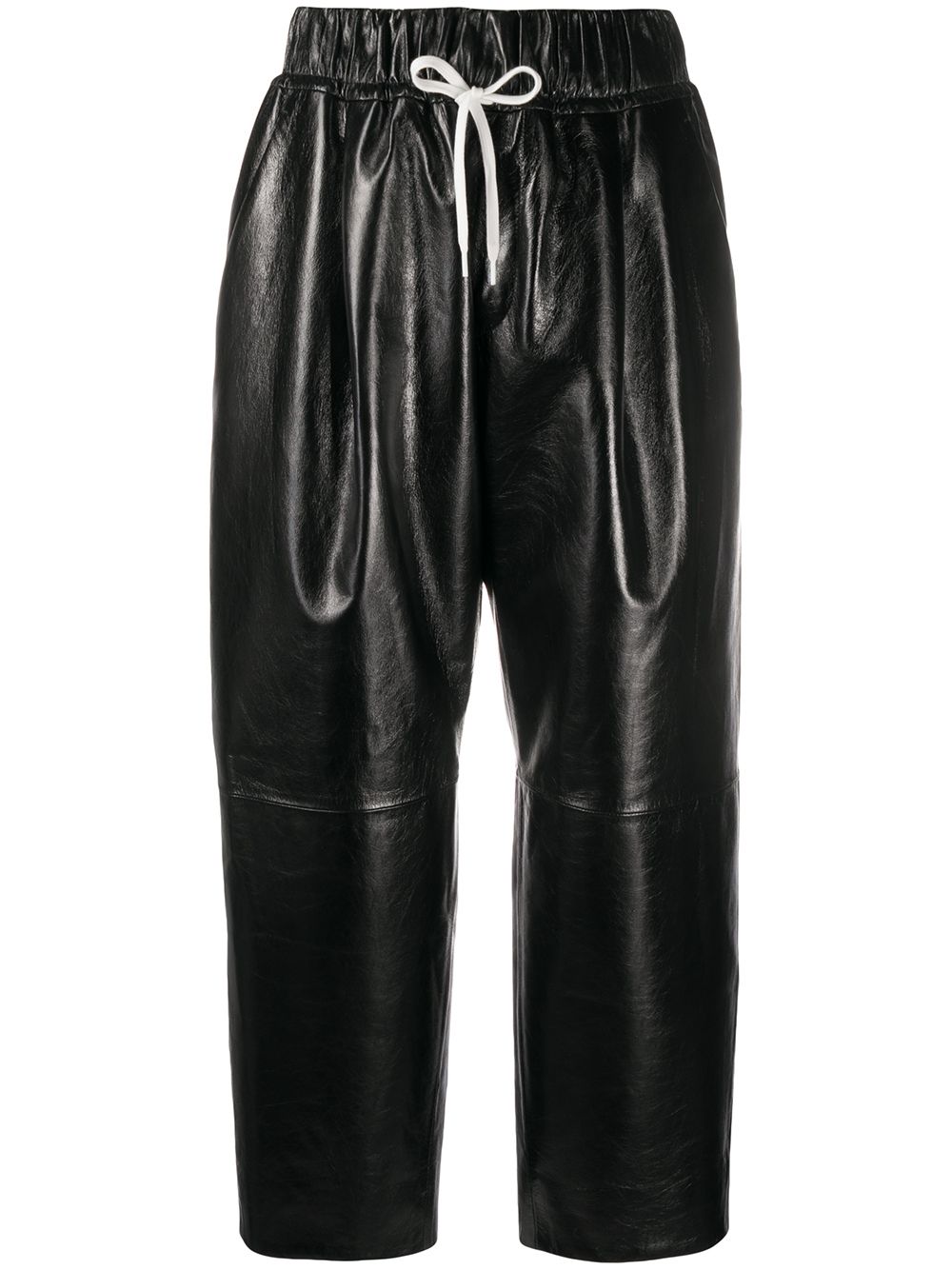 GIVENCHY STRAIGHT-LEG LEATHER TROUSERS