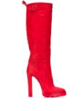 DSQUARED2 logo knee-length boots