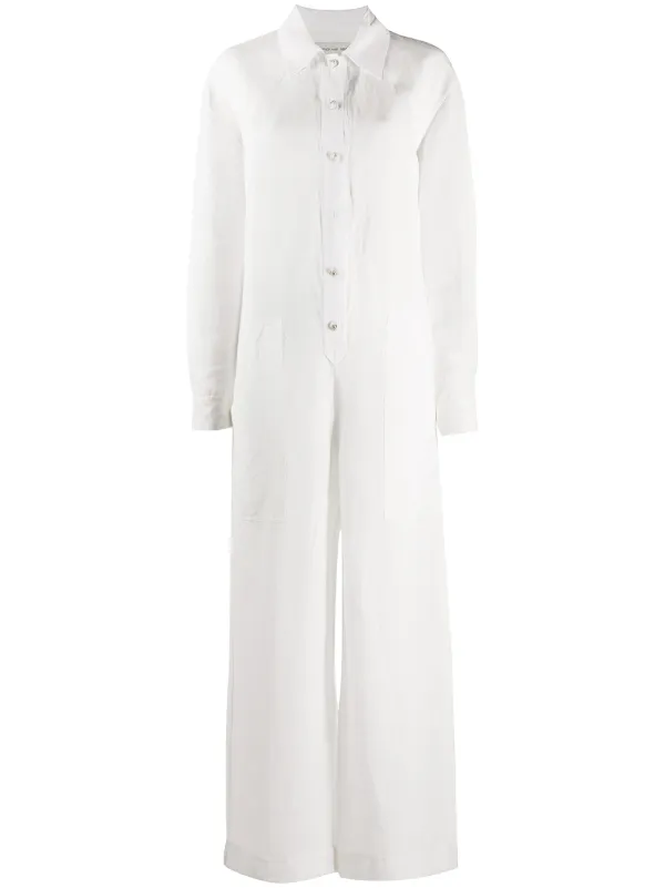 white collared jumpsuit