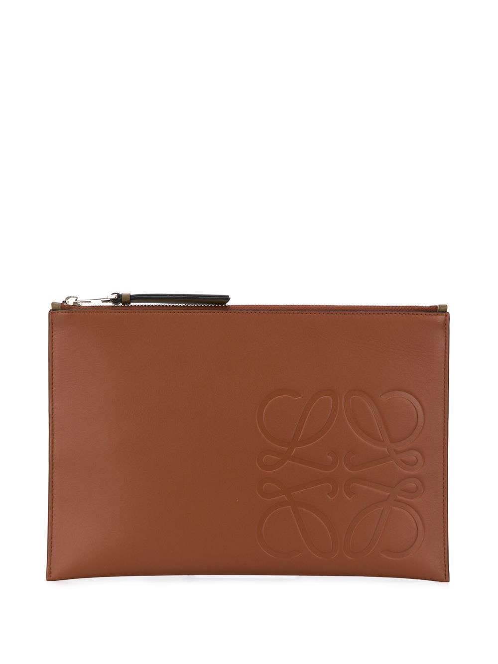 фото Loewe logo clutch bag