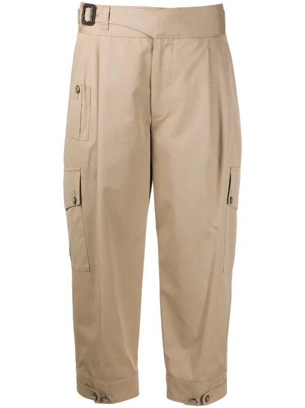cropped cargo trousers