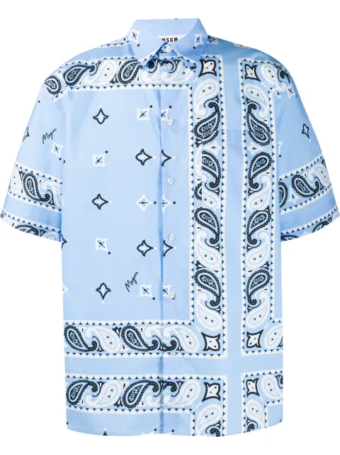 msgm bandana shirt