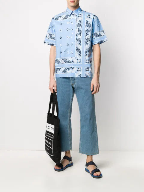 msgm bandana shirt