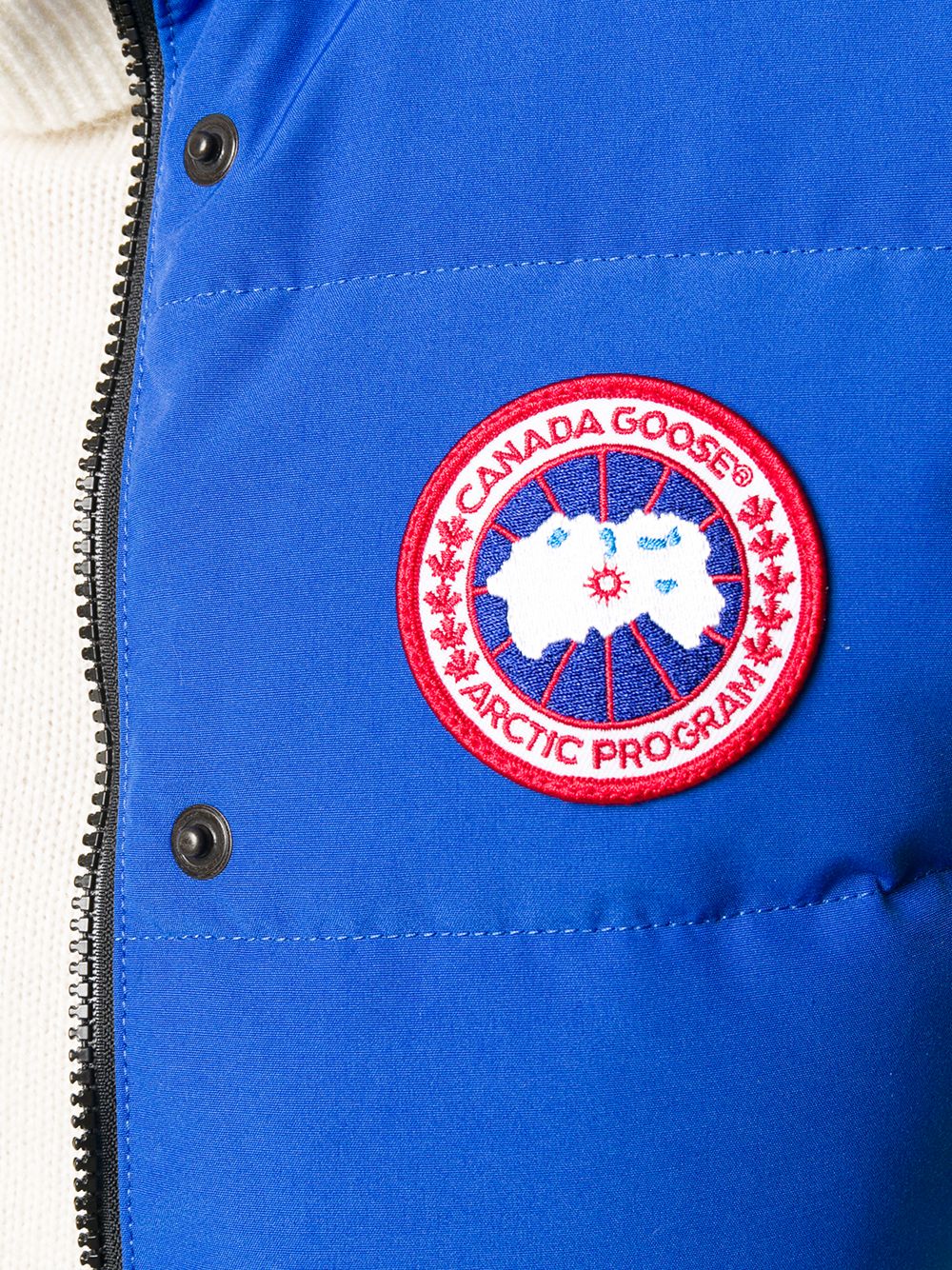 фото Canada goose дутый жилет с нашивкой-логотипом