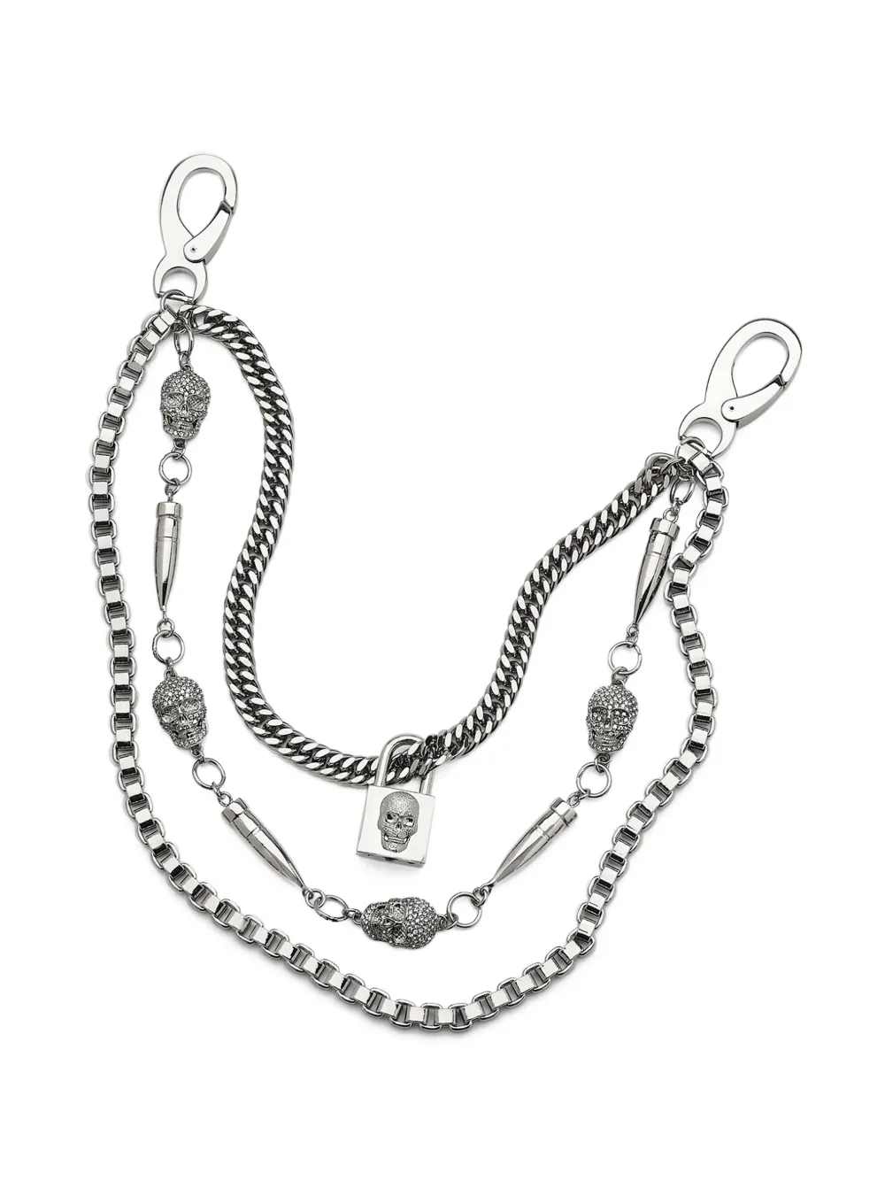 Philipp Plein Metal chain - Argento