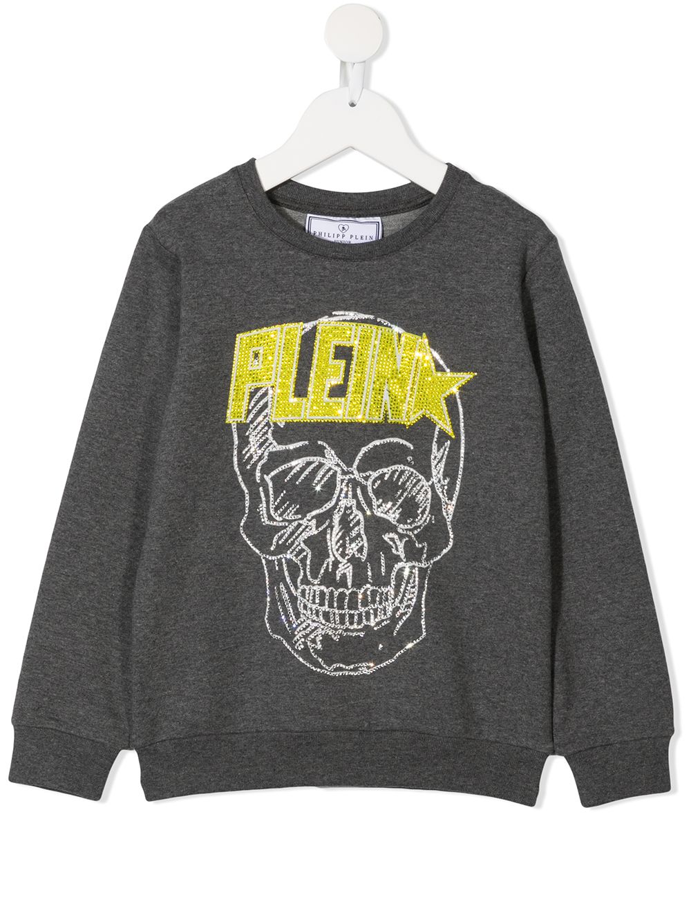 фото Philipp plein junior толстовка с декором skull