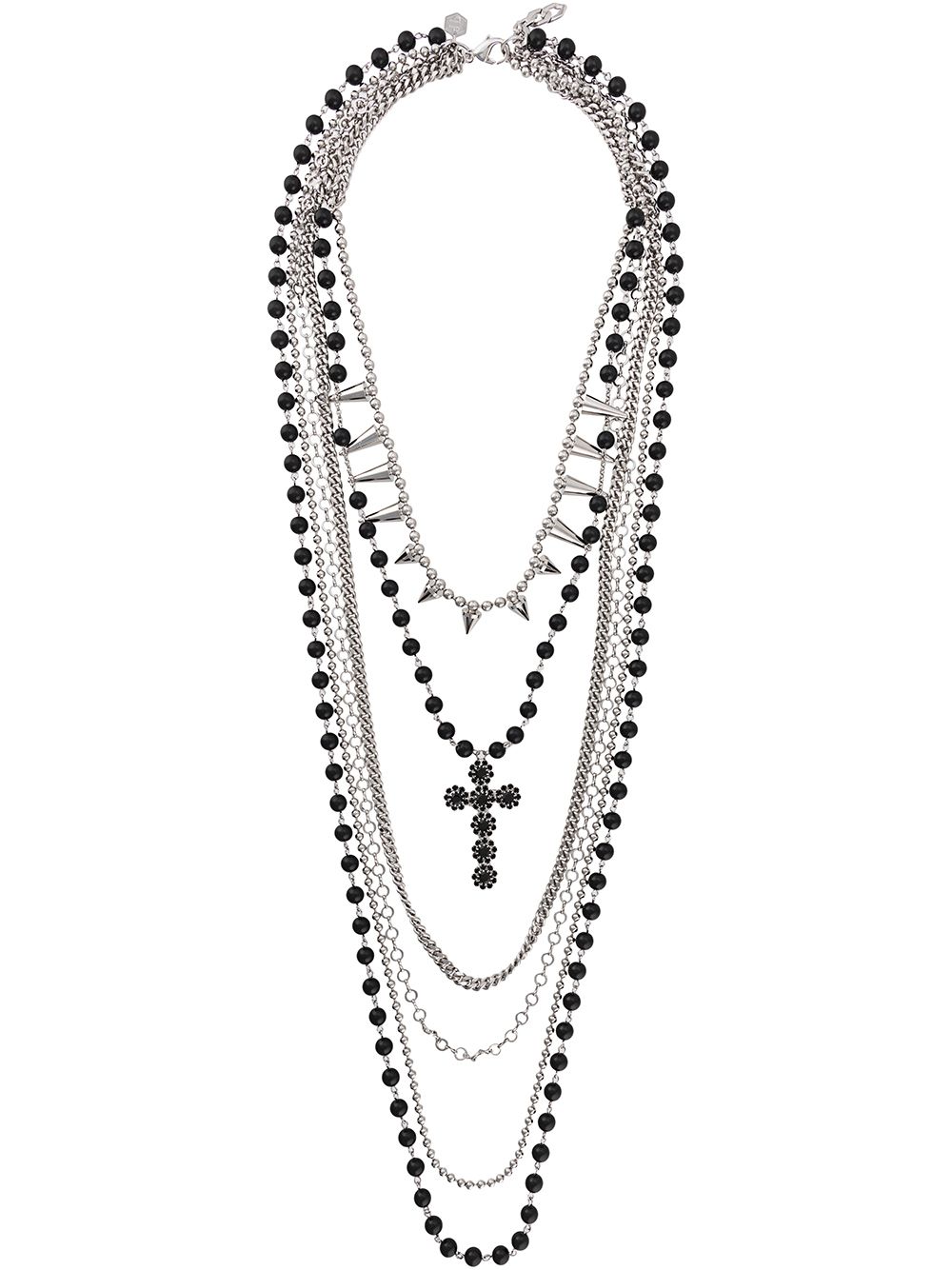 Philipp Plein Cross chain-link Necklace - Farfetch