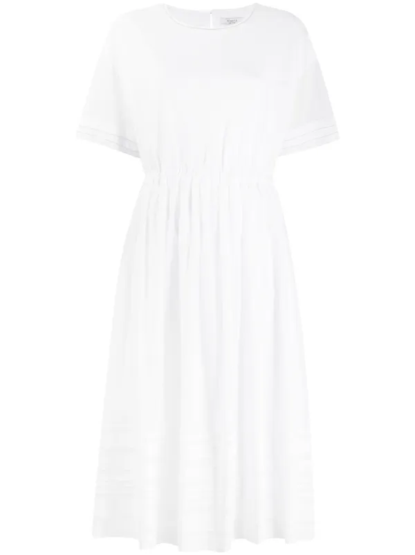 white cotton tunic dress