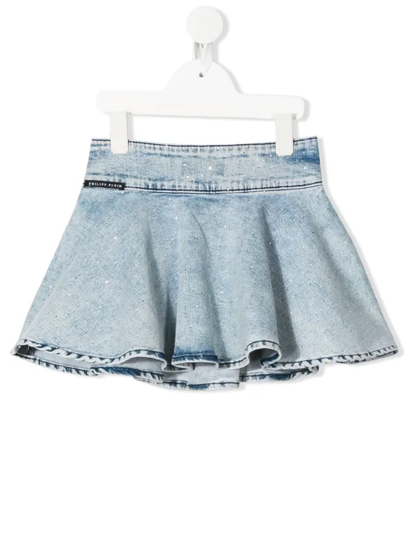 flared skirt jean