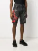 Philipp Plein Distressed-Shorts mit Logo