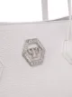 Philipp Plein حقيبة عملية ببروش شعار الماركة