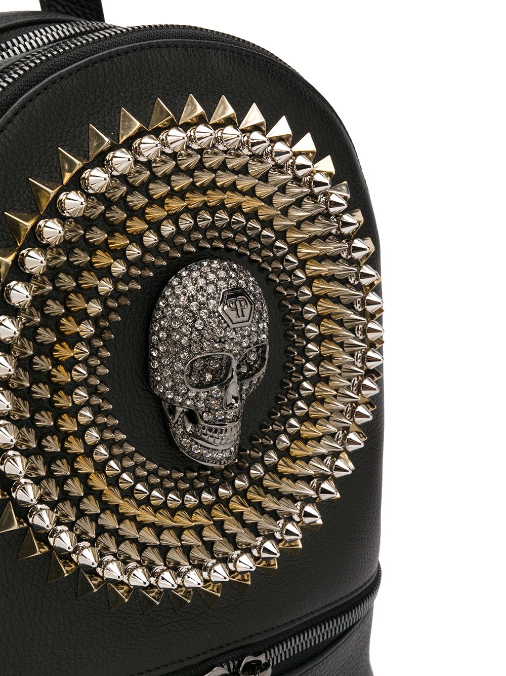 фото Philipp plein рюкзак с заклепками и декором skull