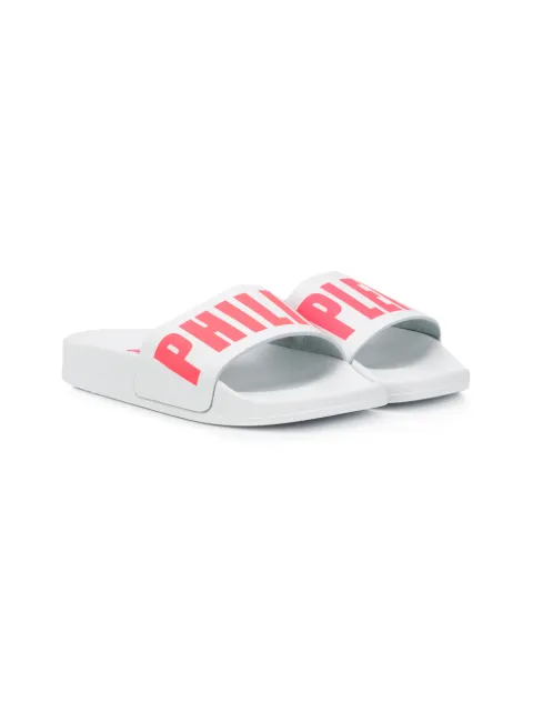 Philipp Plein Flip Flop Logos
