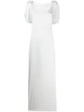 Brock Collection striped column dress - White