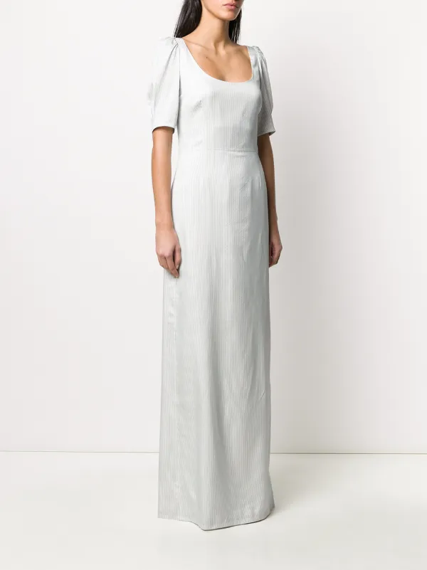 Brock Collection Striped Column Dress | White | FARFETCH Brock Collection Striped Column Dress | White | FARFETCH