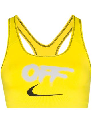 reggiseno nike giallo