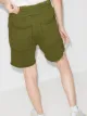 Les Tien drawstring frayed hem shorts