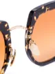 Kaleos Brown Barton Havana square sunglasses