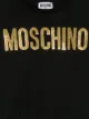 Moschino Kids تيشيرت بشعار ماركة ميتاليك