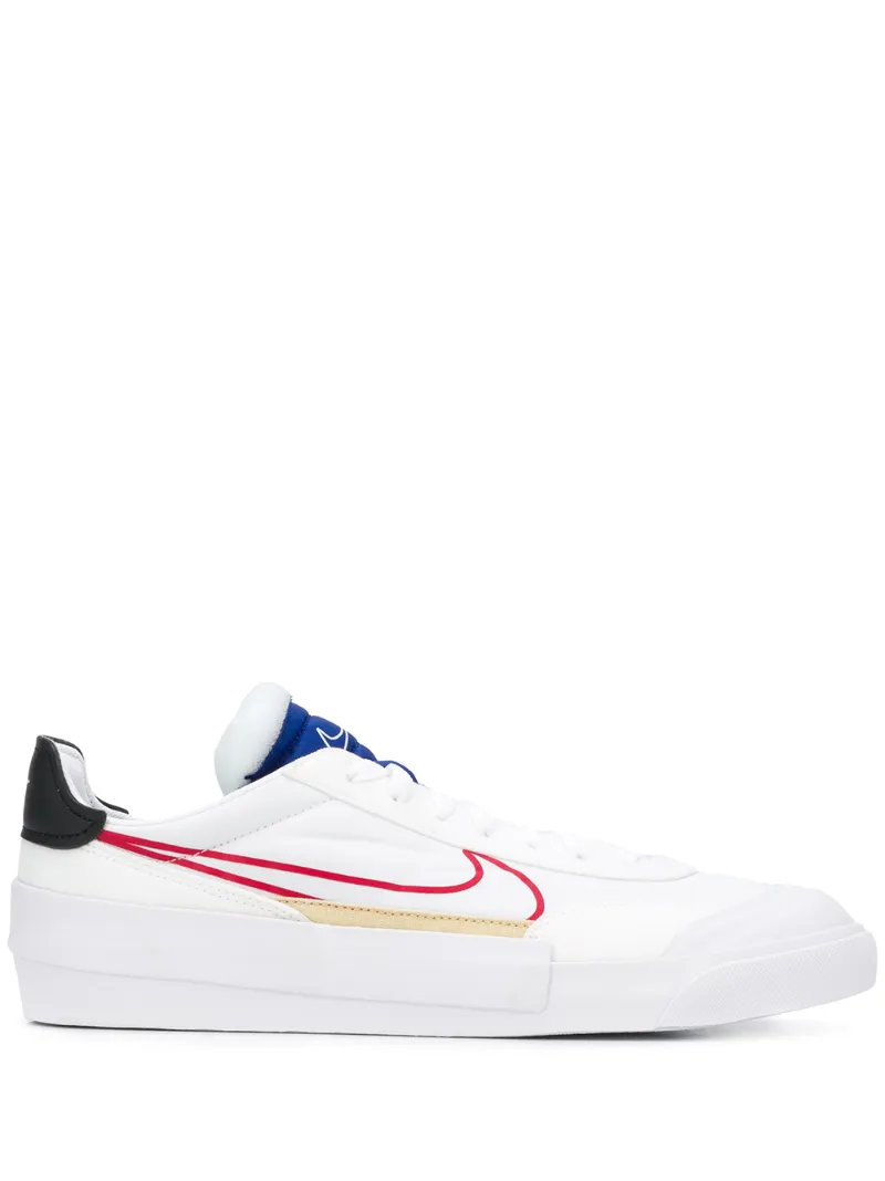 Nike – low top Drop-Type sneakers – men – Rubber/Fabric – 7, 7.5, 8, 8.5, 9, 10, 11, 12, 10.5 – White