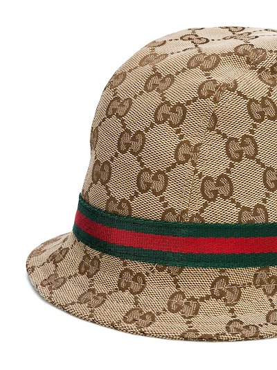 Gucci Kids GG logo fedora hat neutrals | MODES
